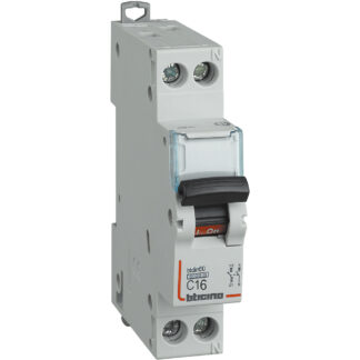 Interruttore magnetotermico 16A 6KA 1P+N CURVA C - BTI FN881C16 - Elmax -  Materiale elettrico online